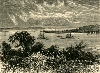 Falmouth kikötője, 1898.
