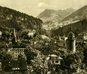 Feldkirch, Vorarlberg, Ausztria, 1935.