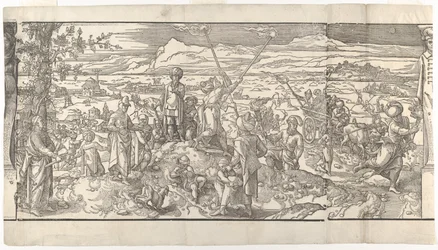 Újhold ünnepe a Ces Moeurs et fachons de faire de Turcz Customs ... frízből, 1553.