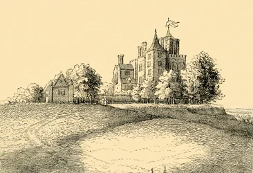 Flamsteed ház Hollars Long View-ból, 1878.