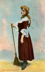 Florence Jackson brit színésznő, 1908