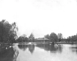 Forest Park, St. Louis, Missouri, USA, 1900 körül.