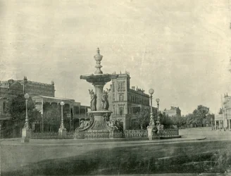 Szökőkút, Pall Mall, Bendigo, 1901.