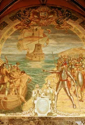 Francisco Pizarro c1478-1541, spanyol hódító