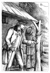 Franklins sárkánykísérlet, c1752, 1869
