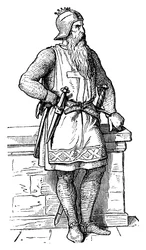 I. Frigyes, Barbarossa Vörösszakáll c1123-1190, Szent-római császár, 19. század