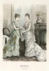 Freja- illusztrált skandináv divatmagazin 1881, 6. sz