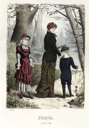 Freja- illusztrált skandináv divatmagazin 1881, 8. sz
