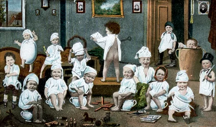Francia képeslap, c1900