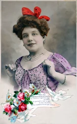 Francia képeslap, c1900