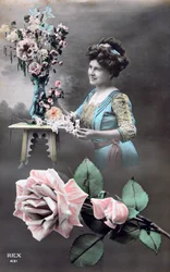 Francia képeslap, c1900