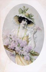 Francia képeslap, c1900