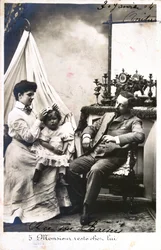 Francia képeslap, c1900