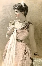 Francia képeslap, c1900