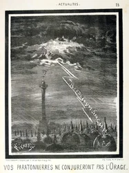 Poroszellenes francia rajzfilm, 1871.
