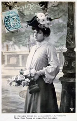 Francia képeslap, 1900