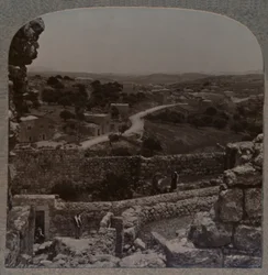 A Simon-háznál lévő boltívtől a Lazarus-házig, Bethany, 1900