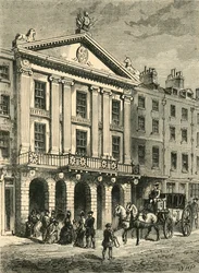 Az Old Drury Lane Színház eleje, 1881.