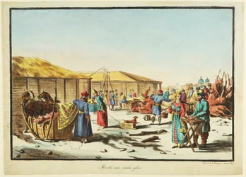 Fagyasztott húspiac, 1814 körül