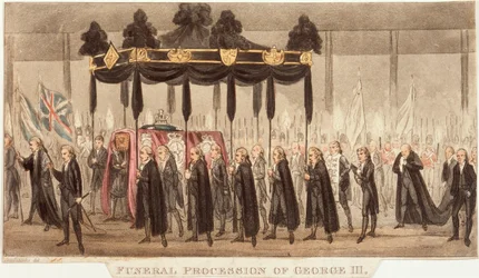 „III. György temetési menete”, 1820