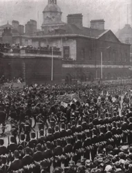 VII. Edward király temetési menete, Whitehall, London, 1910. május 20.