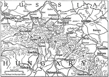 Galícia és a Kárpátok hágói, 1915