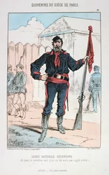 Ülő nemzeti gárda, Párizs ostroma, 1870-1871