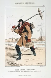 Ülő nemzeti gárda, Párizs ostroma, 1870-1871.