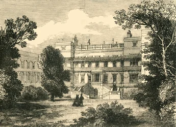 Northumberland ház kertje, 1881.