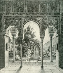 Generalife kertje, 19. század, 1907.