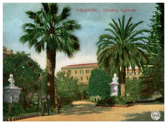 Garibaldi kert, Palermo, Szicília, Olaszország, XX. század eleje