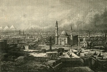Kairó általános képe, 1890.