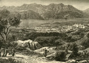 Spárta általános képe, restaurálva, 1890.