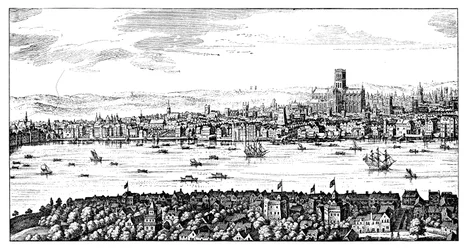 London általános képe, 1666, 1909