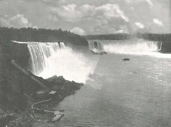 A Niagara-vízesés általános képe, 1895.