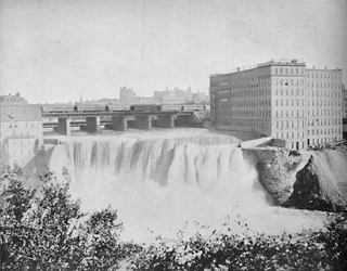 Genesee Falls, Rochester, N.Y., 1897.