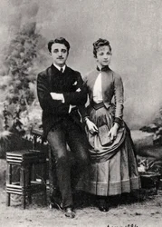 Georges és Jeanne Hugo, Victor Hugo francia regényíró unokái, 1884