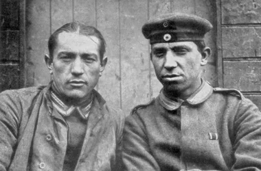 A kanadai erők által elejtett német foglyok, Vimy, Franciaország, Első világháború, 1917