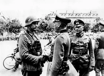 Német győzelmi felvonulás Párizs elfoglalása után, 1940. június