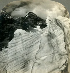 Glacial View in the Canadian Rockies..., ie, Kanada, 1903.