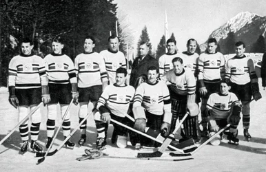 Nagy-Britannia jégkorong-válogatott, téli olimpiai játékok, Garmisch-Partenkirchen, Németország, 1936