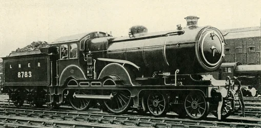 Great Eastern Type 4-4-0 különleges festésben Royal Trains számára, c1930.
