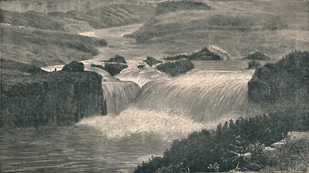 A Yellowstone folyó nagy vízesései, 1873, 1883