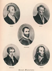 Nagy zenészek – XV. tábla, 1895