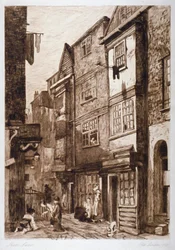 Great Shire Lane, London City, 1793