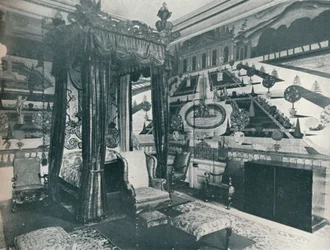 Green Velvet Room, Stoke Edith, 1909