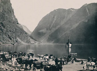 Gudvangen, Naeroyfjord, 1914.