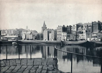 Guernsey – A régi kikötő, 1895