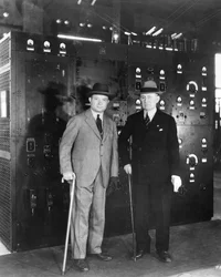 Guglielmo Marconi és David Sarnoff, 1933
