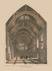 A céhterem belseje, 1886.